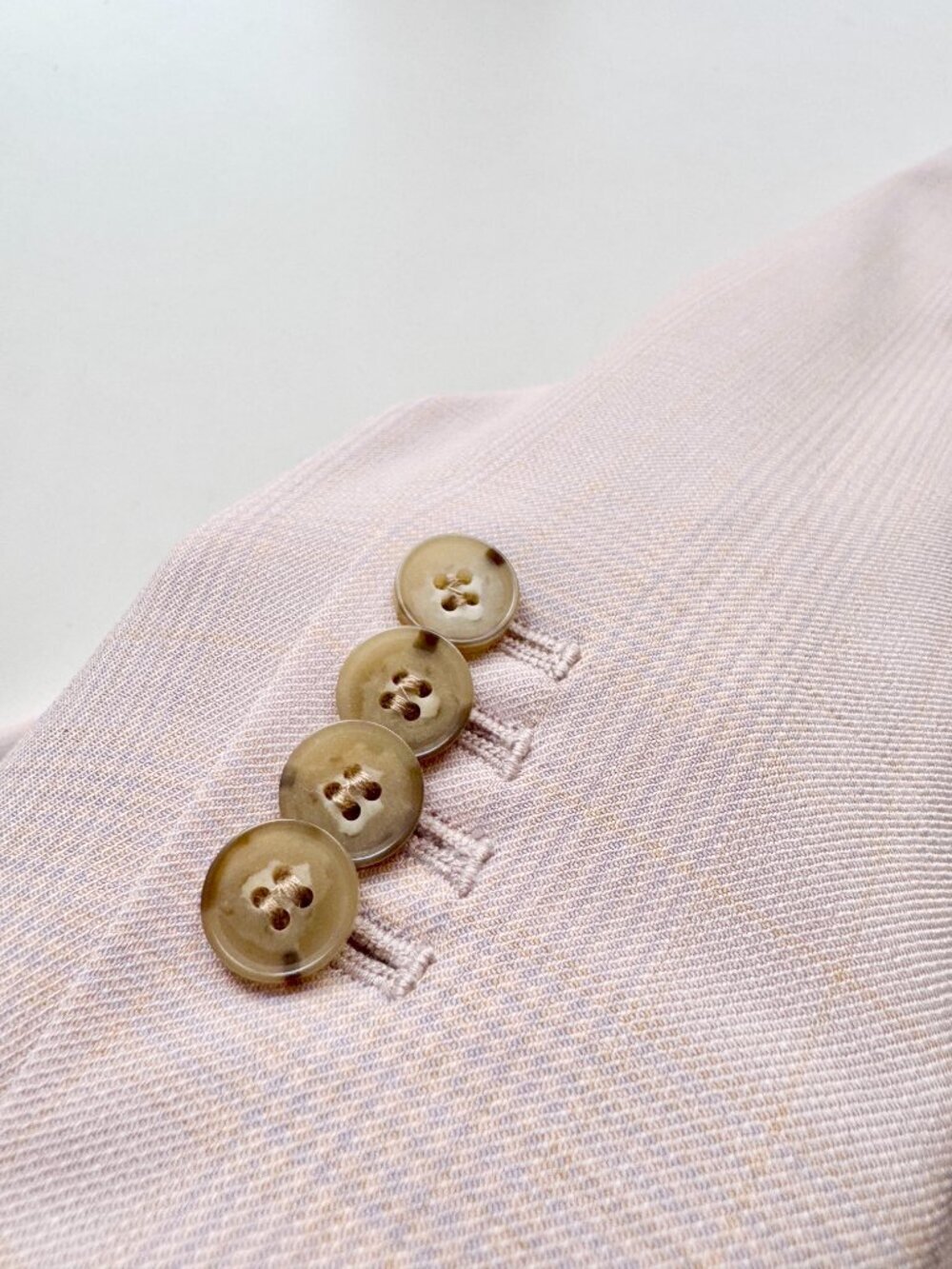 CLUB MONACO Borrem Pink Mauve Wool Blend Single Breasted Blazer, Size 12 - Picture 10 of 16